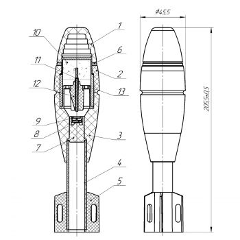 HAZE 45mm - Smoke rounds HAZE 45mm - Smoke rounds